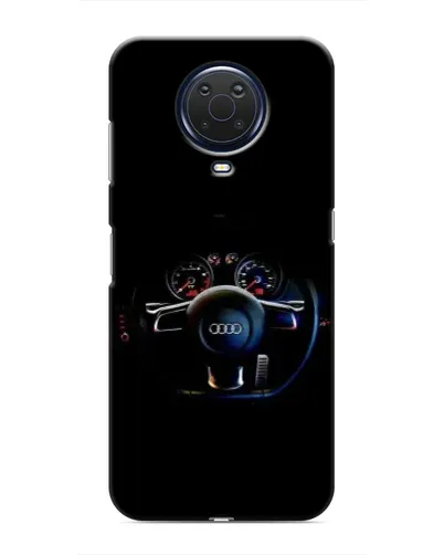 Чехол для Nokia G20 с картинкой «Салон Audi — руль»