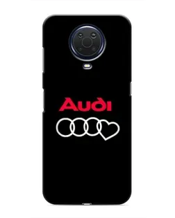 Чехол для Nokia G20 с картинкой «Логотип Audi Heart»
