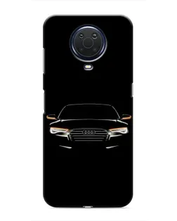 Чехол для Nokia G20 с картинкой «Audi — ночной контур»