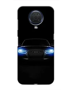 Чехол для Nokia G20 с картинкой «Audi в неоне»
