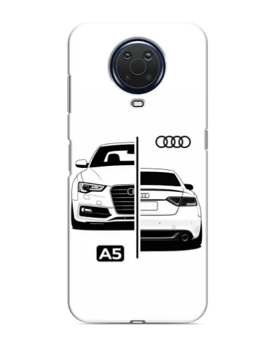 Чехол для Nokia G20 с картинкой «Audi — контрастный дизайн»