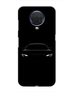 Чехол для Nokia G20 с картинкой «Взгляд Audi в темноте»