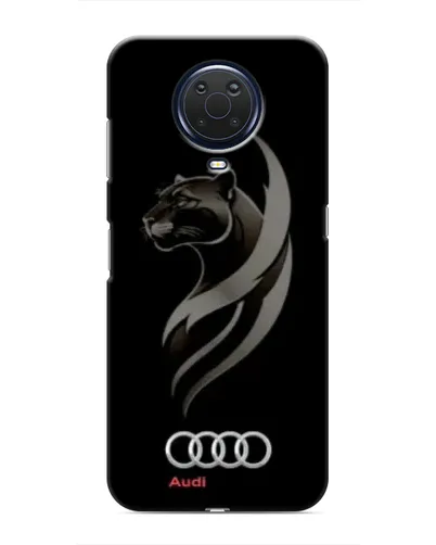 Чехол для Nokia G20 с картинкой «Графика — пантера и Audi»