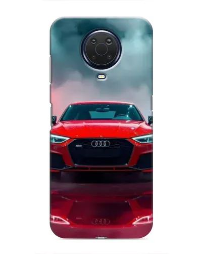 Чехол для Nokia G20 с картинкой «Audi RS — красный стиль»
