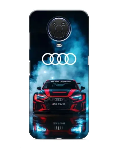 Чехол для Nokia G20 с картинкой «Audi Sport — неон»