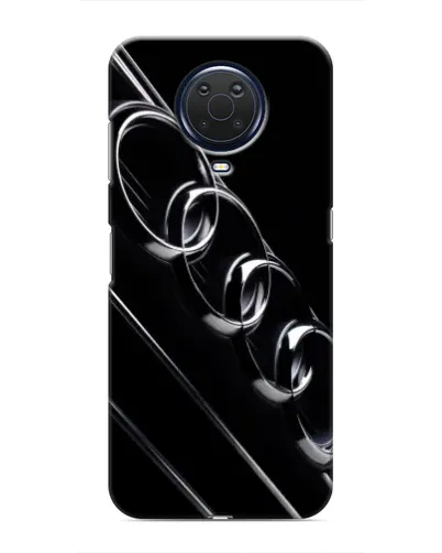 Чехол для Nokia G20 с картинкой «Audi — абстрактные кольца»