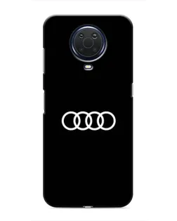 Чехол для Nokia G20 с картинкой «Audi White Logo»