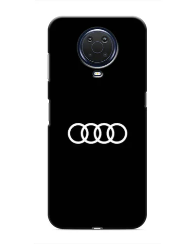 Чехол для Nokia G20 с картинкой «Audi White Logo»
