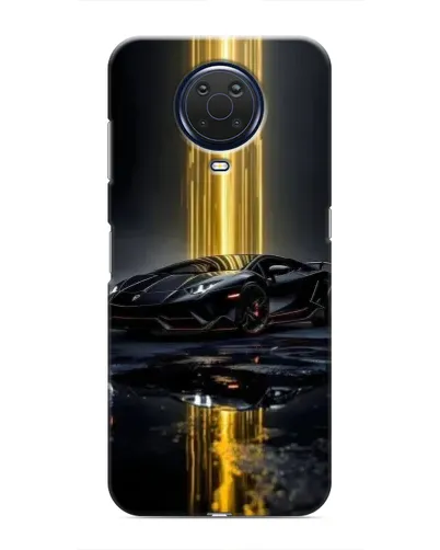 Чехол для Nokia G20 с картинкой «Ночной Lamborghini драйв»