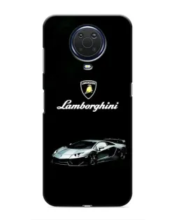 Чехол для Nokia G20 с картинкой «Логотип Lamborghini классика»