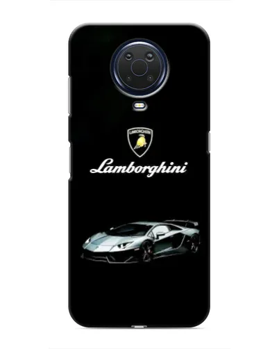 Чехол для Nokia G20 с картинкой «Логотип Lamborghini классика»