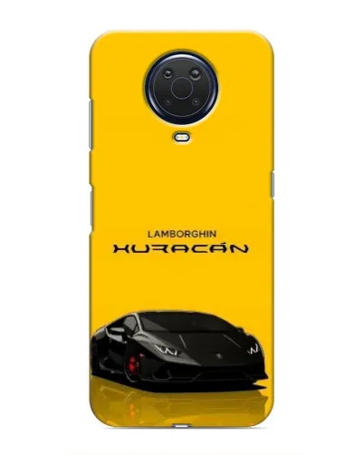 Чехол для Nokia G20 с картинкой «Lamborghini Huracan черный»