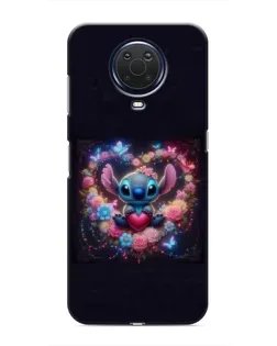 Чохол для Nokia G20 з картинкою «Stitch у квітах»