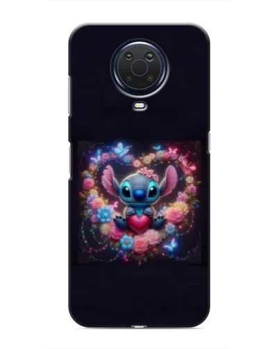 Чохол для Nokia G20 з картинкою «Stitch у квітах» Чохол для Nokia G20 з картинкою «Stitch у квітах»