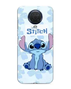 Чохол для Nokia G20 з картинкою «Stitch серед квітів»