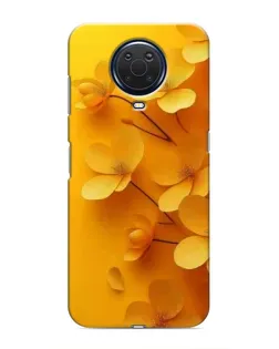 Чохол для Nokia G20 з картинкою «Золоті пелюстки»