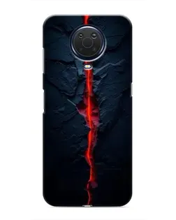 Чохол для Nokia G20 з картинкою «Червона лавова тріщина»