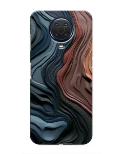 Чохол для Nokia G20 з картинкою «Кольорові хвилі каньйону»