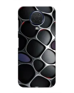 Чохол для Nokia G20 з картинкою «Об'ємна темна решітка»