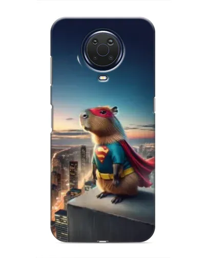 Чехол для Nokia G20 с картинкой «Капи-мен супергерой»