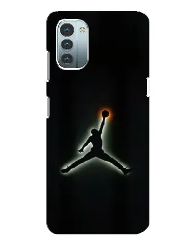 Чехол для Nokia G21 с картинкой «Jordan Gradient Logo»