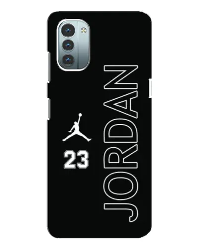 Чехол для Nokia G21 с картинкой «Jordan Vertical»