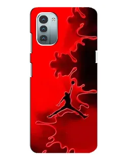 Чохол для Nokia G21 з картинкою «Jordan Red Smoke» Чохол для Nokia G21 з картинкою «Jordan Red Smoke»