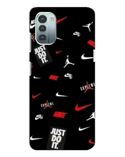 Чохол для Nokia G21 з картинкою «Nike Mix Pattern» Чохол для Nokia G21 з картинкою «Nike Mix Pattern»