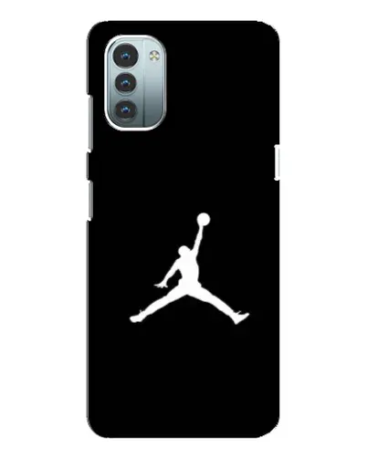 Чехол для Nokia G21 с картинкой «Jordan Silhouette»