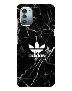 Чохол для Nokia G21 з картинкою «Білий мармур Adidas»