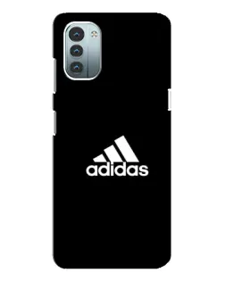 Чохол для Nokia G21 з картинкою «Чорна класика Adidas»