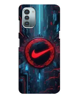 Чохол для Nokia G21 з картинкою «Техногенний стиль Nike»
