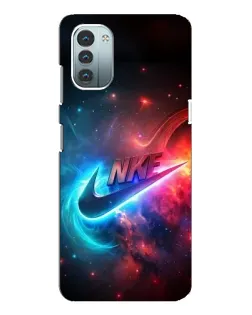 Чохол для Nokia G21 з картинкою «Вогняний логотип Nike»