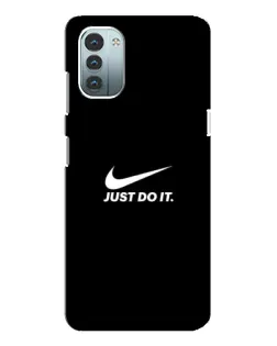 Чохол для Nokia G21 з картинкою «Мінімалізм від Nike»