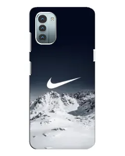 Чохол для Nokia G21 з картинкою «Nike — зимові гори»
