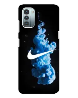 Чохол для Nokia G21 з картинкою «Nike та синій дим»