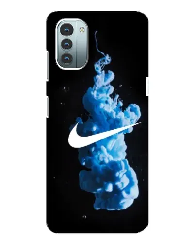 Чохол для Nokia G21 з картинкою «Nike та синій дим» Чохол для Nokia G21 з картинкою «Nike та синій дим»