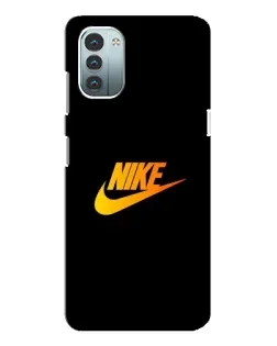 Чохол для Nokia G21 з картинкою «Золотий логотип Nike»