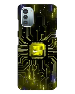 Чохол для Nokia G21 з картинкою «Nike — золота іскра»