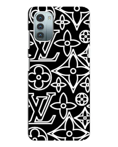 Чохол для Nokia G21 з картинкою «Чорно-білий візерунок LV» Чохол для Nokia G21 з картинкою «Чорно-білий візерунок LV»