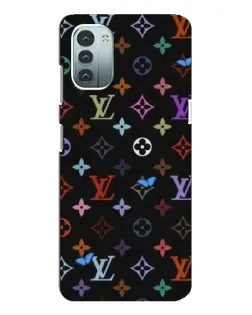 Чохол для Nokia G21 з картинкою «Кольорова монограма LV»