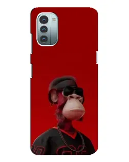 Чохол для Nokia G21 з картинкою «Bored Ape в червоному» Чохол для Nokia G21 з картинкою «Bored Ape в червоному»