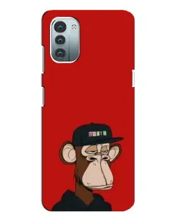 Чохол для Nokia G21 з картинкою «Bored Ape — червоний фон» Чохол для Nokia G21 з картинкою «Bored Ape — червоний фон»