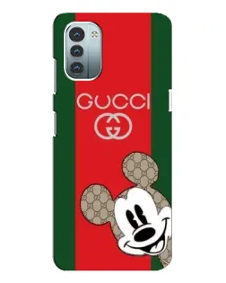 Чохол для Nokia G21 з картинкою «Gucci — смуги та Міккі» Чохол для Nokia G21 з картинкою «Gucci — смуги та Міккі»