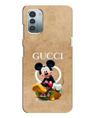 Чохол для Nokia G21 з картинкою «Міккі Маус Gucci — крафт» Чохол для Nokia G21 з картинкою «Міккі Маус Gucci — крафт»