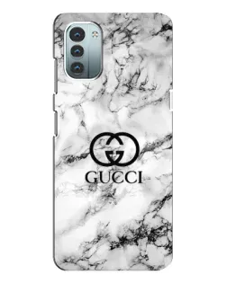 Чохол для Nokia G21 з картинкою «Gucci — мармуровий шик» Чохол для Nokia G21 з картинкою «Gucci — мармуровий шик»