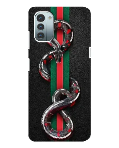 Чохол для Nokia G21 з картинкою «Gucci — змія на смузі» Чохол для Nokia G21 з картинкою «Gucci — змія на смузі»