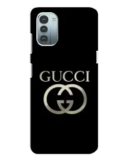 Чохол для Nokia G21 з картинкою «Gucci — золото на чорному» Чохол для Nokia G21 з картинкою «Gucci — золото на чорному»