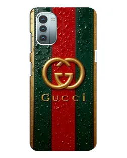Чохол для Nokia G21 з картинкою «Gucci — фірмова смуга та золото» Чохол для Nokia G21 з картинкою «Gucci — фірмова смуга та золото»