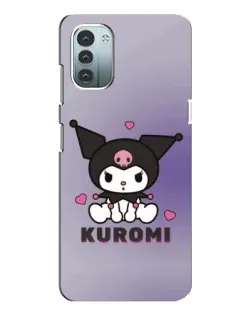 Чохол для Nokia G21 з картинкою «Kuromi — фіолетовий арт»